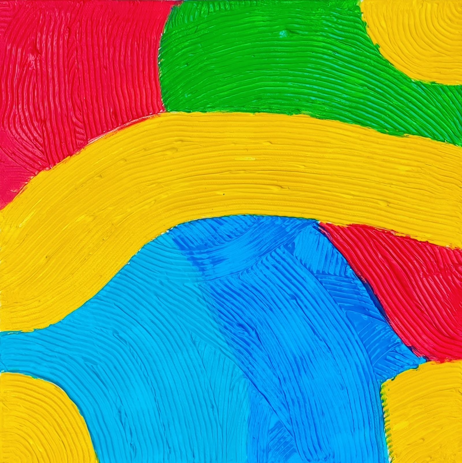 Experimentieren mit Strukturpaste